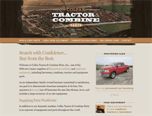 Tablet Screenshot of colfaxtractorparts.com